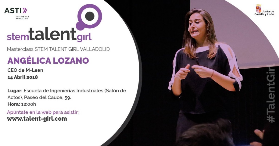 Masterclass de Angélica Lozano, CTO de Mobile Lean | STEM Talent Girl Valladolid
