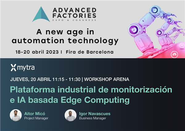  Industry 4.0 Congress - Plataforma industrial de monitorización e IA basada Edge Computing